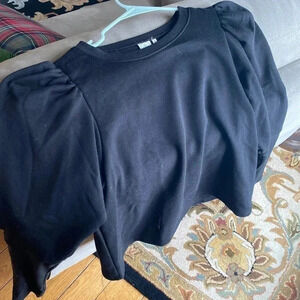 Puff sleeve sweatshirt